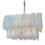 Two Tiered Design Selenite Chandelier For Sale