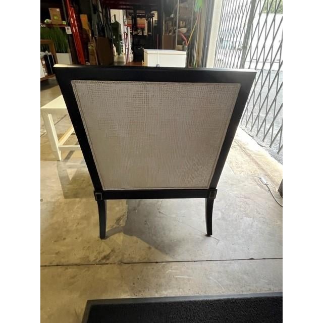 Currey and Company Scarlet Lounge Chair For Sale In West Palm - Image 6 of 7