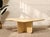 Postmodern Style Sculptural Blonde Wood Coffee Table For Sale - Image 4 of 8