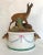 White Antique Bavarian Bisque Deer Lidded Dish For Sale - Image 8 of 13