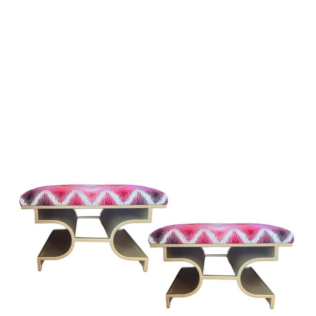 Early 21st Century Carlton Bench by Sherrill Canet For Sale - Image 5 of 7