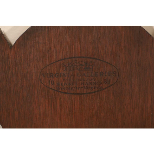 Henkel Harris Chippendale Style Mahogany Wall Mirror For Sale In Philadelphia - Image 6 of 18