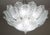 Glass 1970s Taormina, Large Size Murano Clear Trasparent Vintage Glass Ceiling Light For Sale - Image 7 of 15