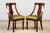 Set of 8 Early 19th Century French Empire Mahogany Gondola Dining Chairs For Sale - Image 16 of 18