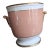 Fitz & Floyd Versailles Shell Peach Cachepot With Gold Trim and Handles For Sale