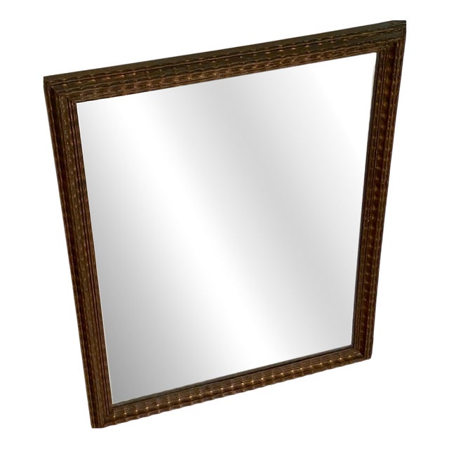 Vintage Mirror in Wooden Frame, 1930 For Sale