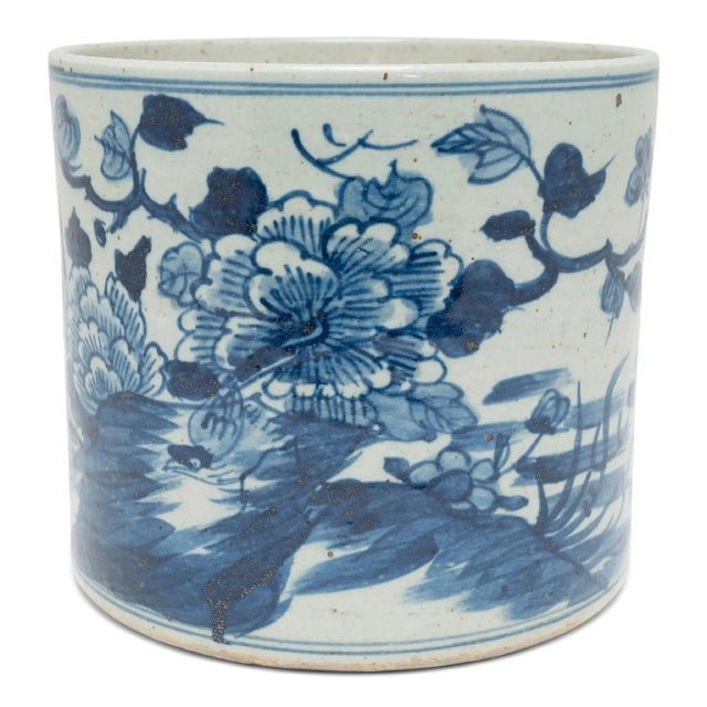 Set alongside the four treasures of the study - the calligraphy brush, ink, paper, and inkstone - a brush pot, or bitong,...