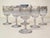 Crystal Port Wine Glasses with Nancy Pattern from Baccarat, 1890s, Set of 6 For Sale - Image 3 of 8
