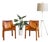 1970s Pair of Cab 413 Armchairs in Cognac Leather by Mario Bellini for Cassina For Sale