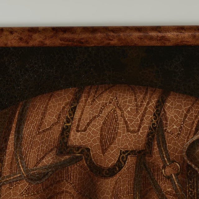 Mid-Century Modern Vintage Painting of an Elephant by Reginald Baxter For Sale - Image 3 of 13