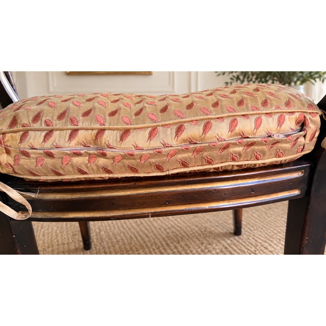 Theodore Alexander Regency Style Carved Lion Head Mahogany Armchair For Sale - Image 14 of 15