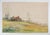 Early 20th Century New England Coastal Landscape Watercolor Painting For Sale - Image 4 of 4