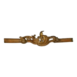 French 19th Century Rococo L. XV Andiron Center