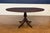 Traditional Oval Walnut Dining/Breakfast/Foyer/Game Table by Leighton Hall - Showroom Sample For Sale - Image 3 of 8