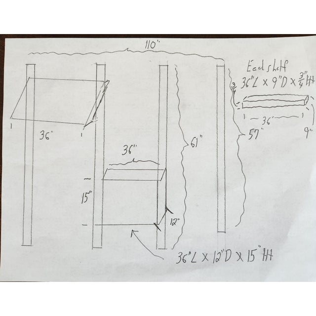 1960s Mid Century High Teak Wall Unit Shelving Attributed to Poul Cadovius For Sale - Image 9 of 9