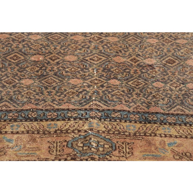 Mid 20th Century Mid 20th Century Vintage Persian Ardabil Rug 04'07 X 06'05 For Sale - Image 5 of 10