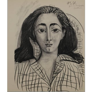 Pablo Picasso, Portrait of Jacqueline, Lithograph For Sale