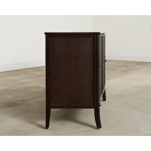 Barbara Barry for McGuire Rattan Oak Raffia Sideboard Buffet For Sale In Sacramento - Image 6 of 18