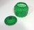 1960’s Italian Emerald Green Lidded Jar For Sale - Image 4 of 5