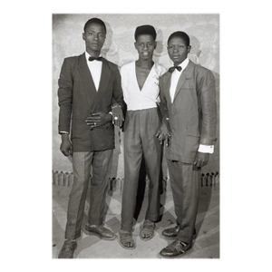 Seydou Keïta — Three Friends (1952/1994) Signed Vintage Gelatin Silver Print + Coa