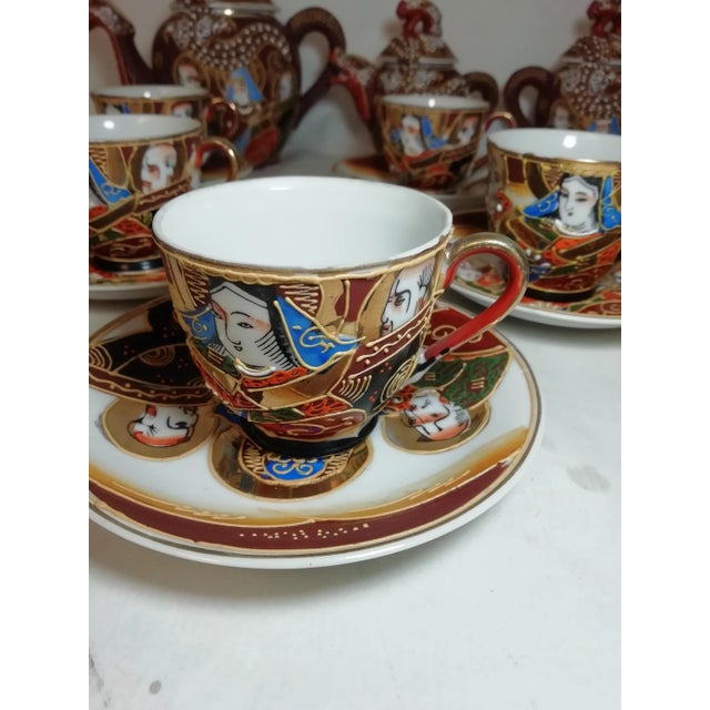 Japanese Porcelain Set, 1980s, Set of 22 For Sale - Image 4 of 12