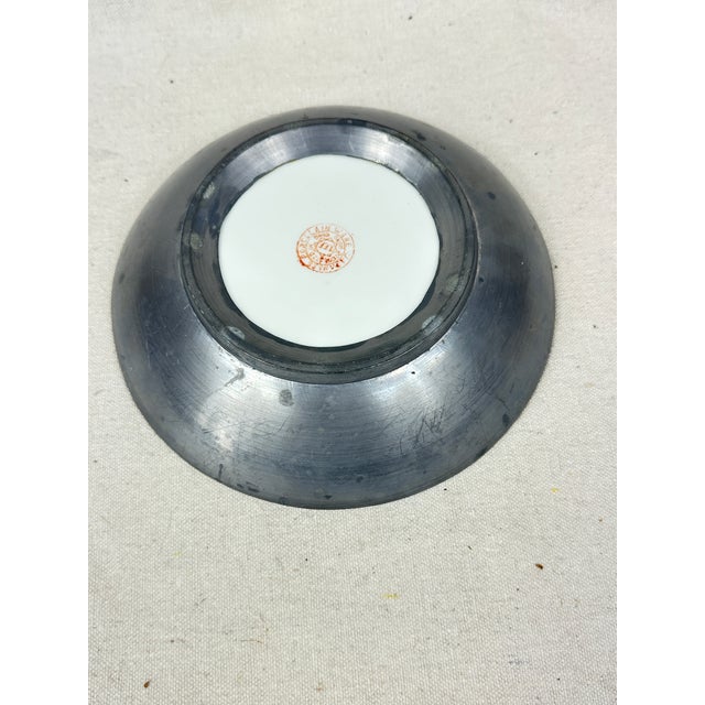 Vintage Blue & White Bowl For Sale - Image 4 of 7