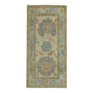 Turkish Oushak Rug 2'10"x 5'11" #20115 For Sale