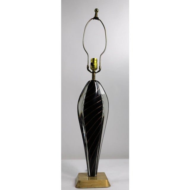 Mid 20th Century Murano Lamp by Flavio Poli For Sale - Image 5 of 12