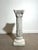 Elevate your interior with this beautifully carved antique-style pedestal column. Featuring intricate relief figures,...