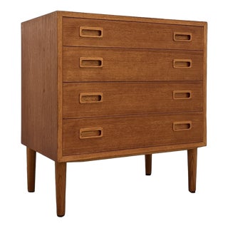 Teak Chest of Drawers from Poul Hundevad, Denmark, 1960s For Sale