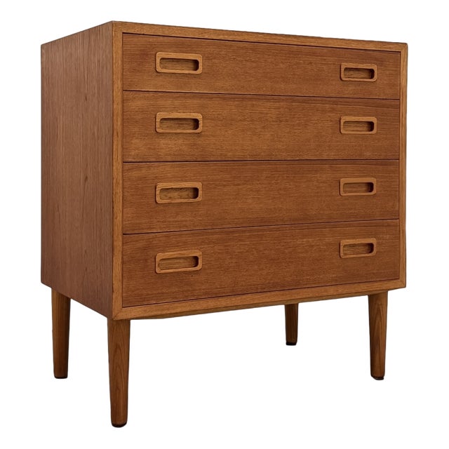 Teak Chest of Drawers from Poul Hundevad, Denmark, 1960s For Sale