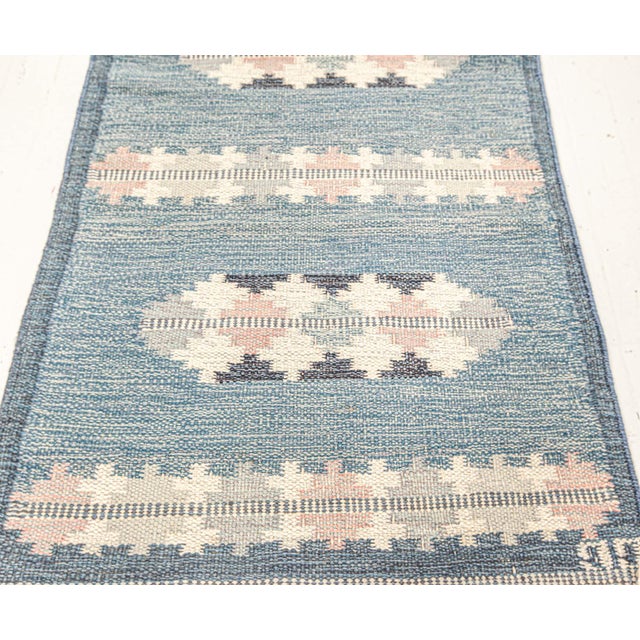 Textile Doris Leslie Blau Midcentury Swedish Runner by Gitt Granssjo-Carlsson 'GG' For Sale - Image 7 of 7
