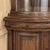 19th Century French Henri II Neoclassical Corner Vitrine With Curved Glass Door For Sale - Image 13 of 18