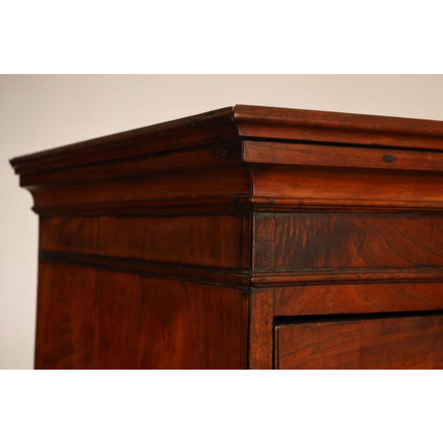 Antique 18th Century American Walnut Tall Chest Of Drawers For Sale - Image 10 of 18