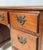 Brown Vintage Chippendale Style Solid Walnut Kneehole Desk For Sale - Image 8 of 14
