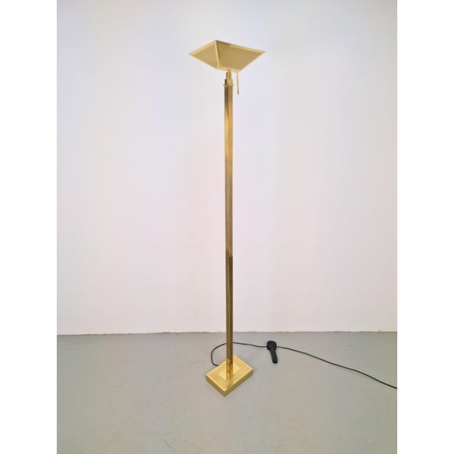 Vintage Brass Floor Lamp from Deknudt, 1970s For Sale - Image 9 of 17