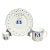 Vintage Cartier La Maison Des Enfants Porcelain Child’s Dining Set – Panther Motif – 1988 For Sale