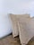 Early 21st Century Artisan Crafted Geometric Lattice Pillows in Natural Linen For Sale - Image 5 of 8