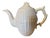 Vintage 1940s Belleek Limpet Teapot Yellow Luster 1st Green Mark Fine Irish Porcelain For Sale