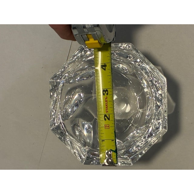 1980s Postmodern Swedish Art Crystal "Residence" Bowl by Olle Alberius for Orrefors, 1980s For Sale - Image 5 of 7