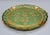 Green Late 20th Century Round Italian Florentine Gilt Tray For Sale - Image 8 of 8