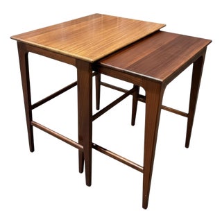 Mid-Century Modern Teak Nesting Tables by John Herbert, 1960s, Set of 2 For Sale