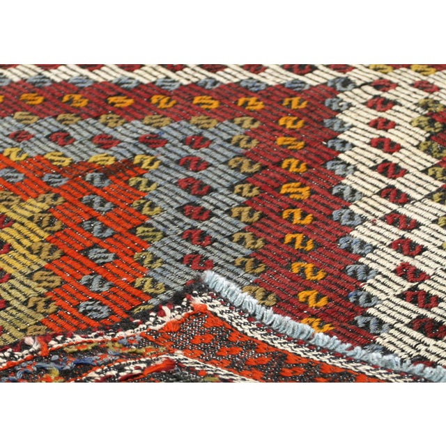 1960s Turkish Kilim For Sale - Image 4 of 5