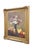 Realism Late 20th Century Asters and Fruit on a Table Oil Painting on Canvas After Henri Fantin Latour 31" For Sale - Image 3 of 10