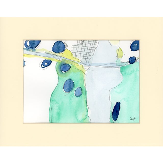 Beyond Logic Original Watercolor Painting by JJHogan For Sale