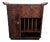 Vintage Italian Art Deco Walnut Burl Dry Bar Cabinet, 1940s For Sale