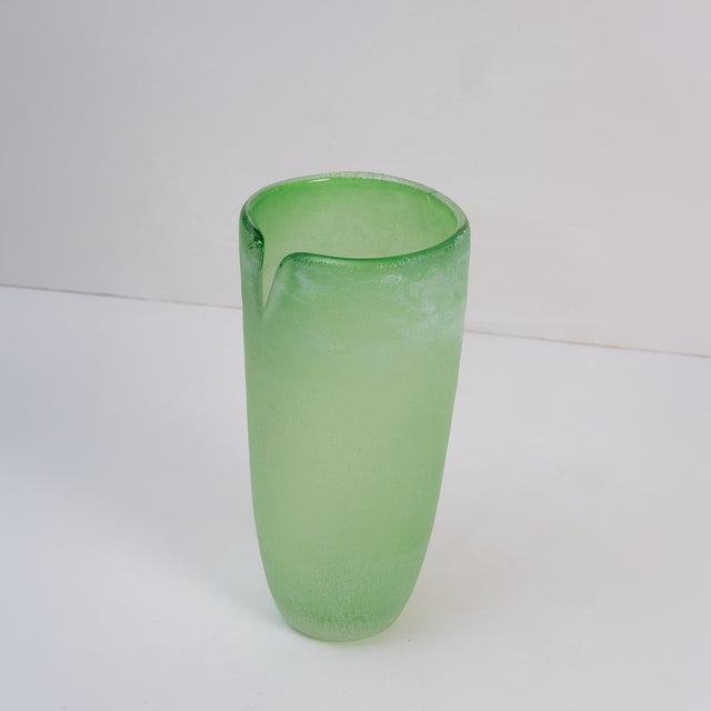 Contemporary Lilypad Scavo Art Glass Vase For Sale - Image 3 of 8