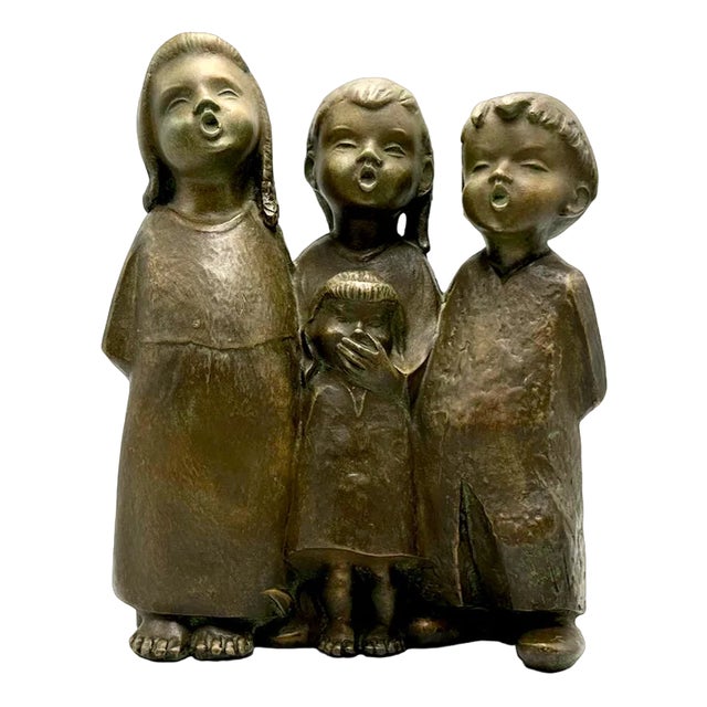 Vintage Handmade Achatit Sculpture in Stoneware, 1970s For Sale