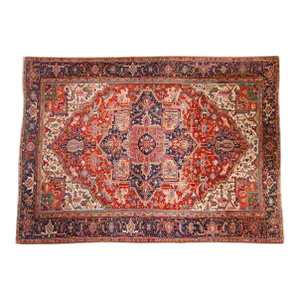 Vintage Heriz Carpet - 7'9" X 10'10"