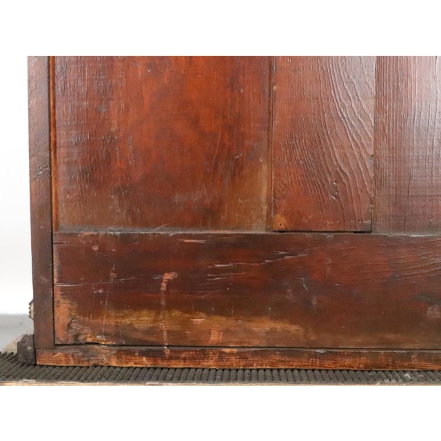 Antique Walnut Ten Drawer Optometrist's Cabinet For Sale - Image 14 of 14